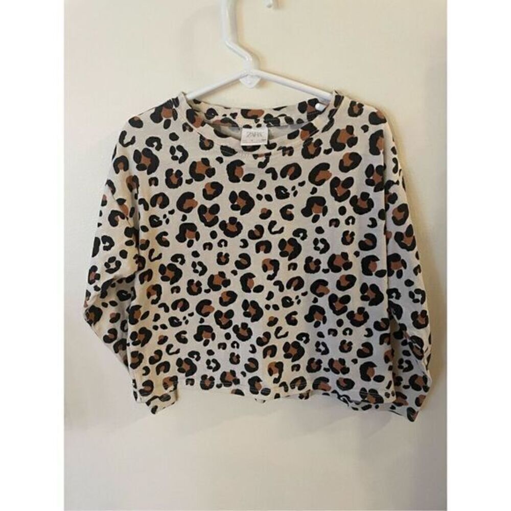ZARA Leopard Print Shirt (SZ 7)